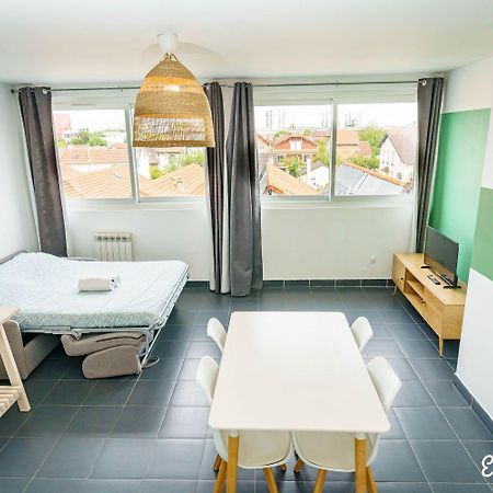 Escale-Marne Fr - 201 - Free Parking - Free Luggage Storage - All Equipped - Linen Included - Washing Machine - Luxury Emma Mattress 160X200 - 10Mn Walk Metro 8 - Rer A - Panoramic View - From 1 To 6 Guests 매종알포르트 외부 사진